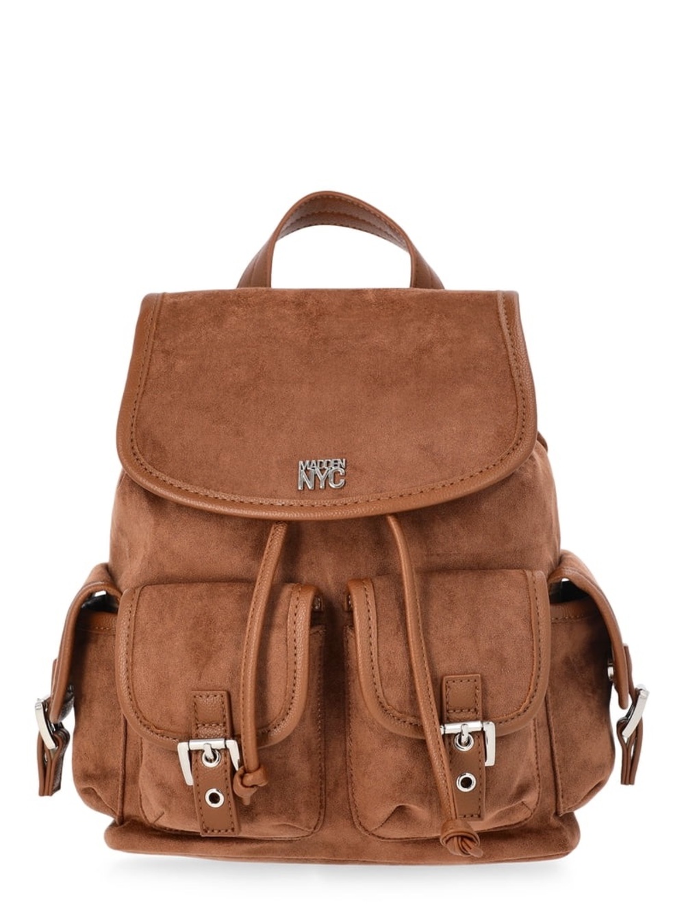 Madden NYC Tan Suede Backpack